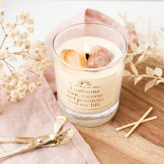 Unlocking Abundance: Manifestation with Crystals, Journaling & Affirmation Candles