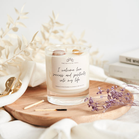 Lighting the Way to Self-Care: How Crystal Candles Can Enhance Your Self-Care Routine