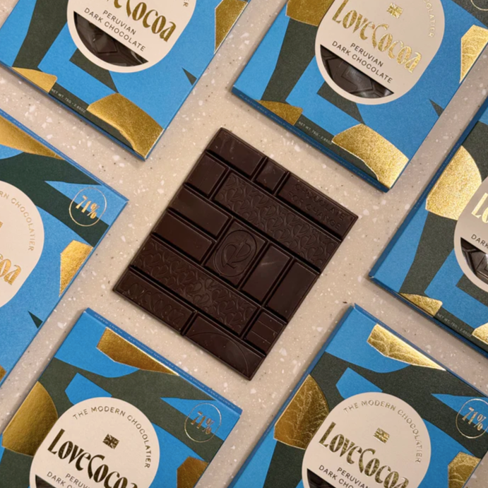 Peruvian Dark Chocolate Bar (vegan)