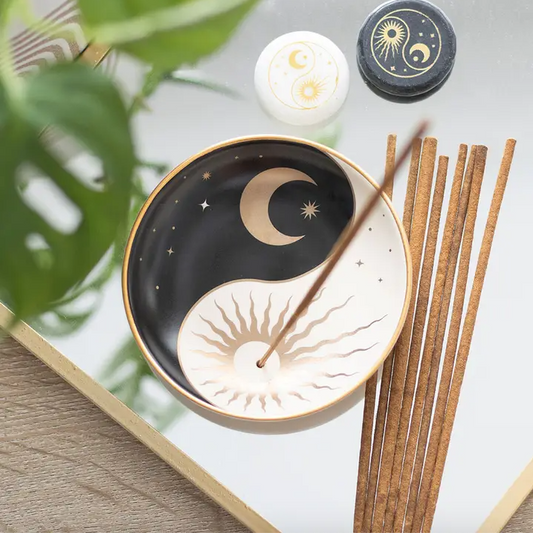 Yin Yang Ceramic Incense Stick Holder
