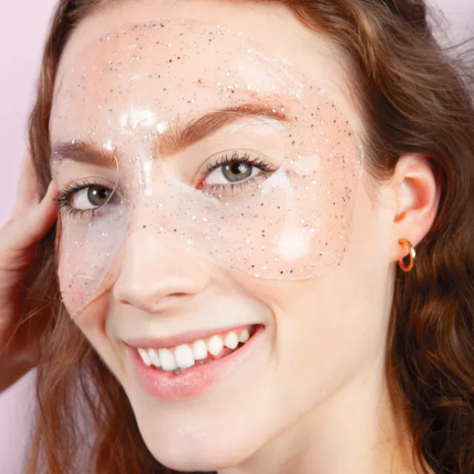 Crystal Glow Hydrogel Eye Mask for Puffiness & Brightening