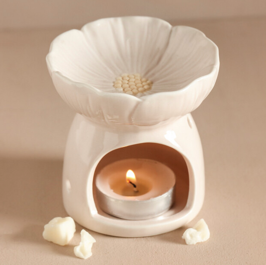Light Pink Blossom Ceramic Wax Melt Burner