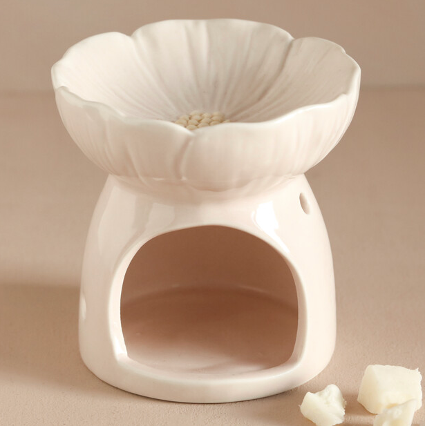 Light Pink Blossom Ceramic Wax Melt Burner