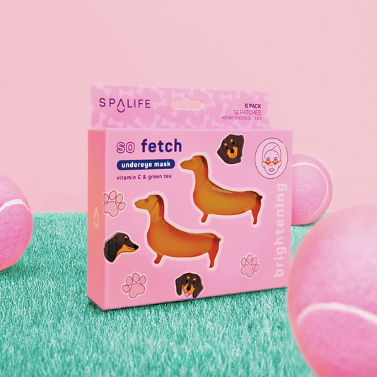Sausage Dog Brightening Under Eye Mask – Vitamin C, Green Tea & Glycerin (8 Pairs)