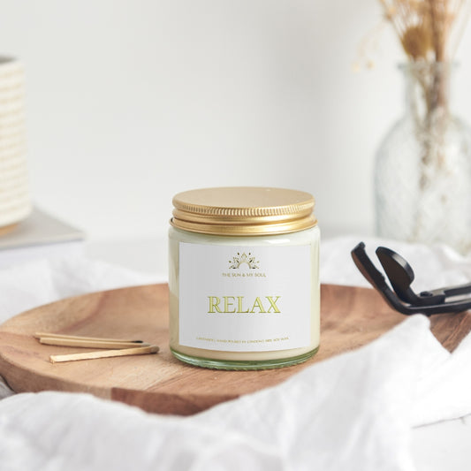 Relax - Lavender Scented Soy Candle Relaxing Scent