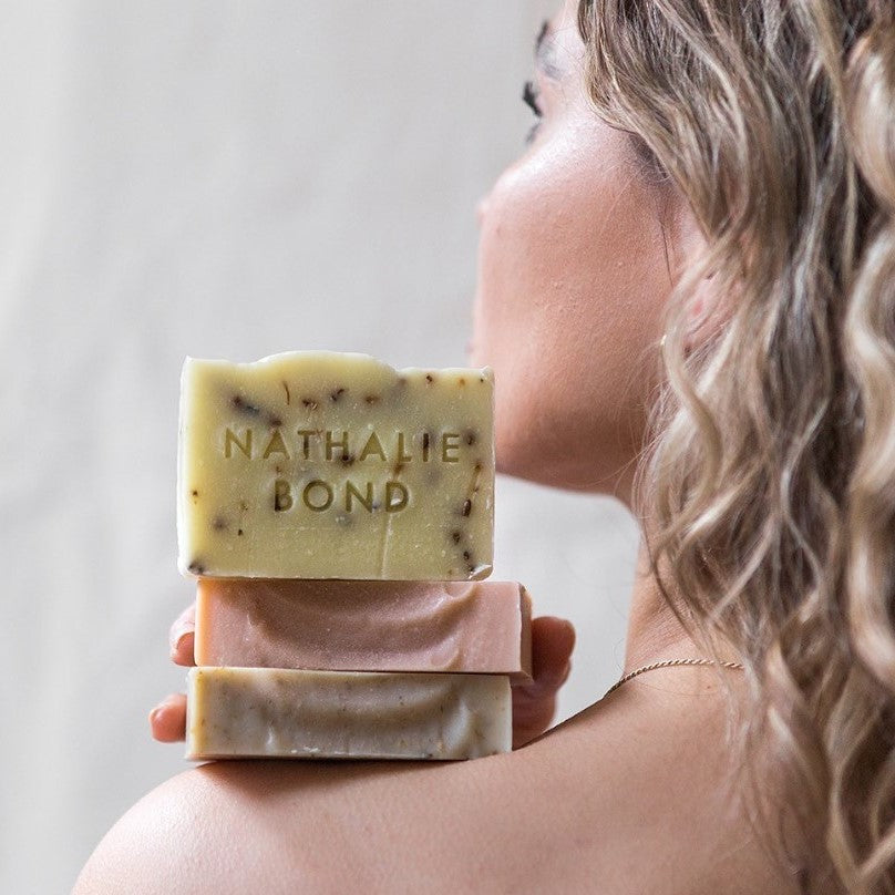 Glow Uplifting French Clay Lemongrass Soap Bar Natural Skincare
