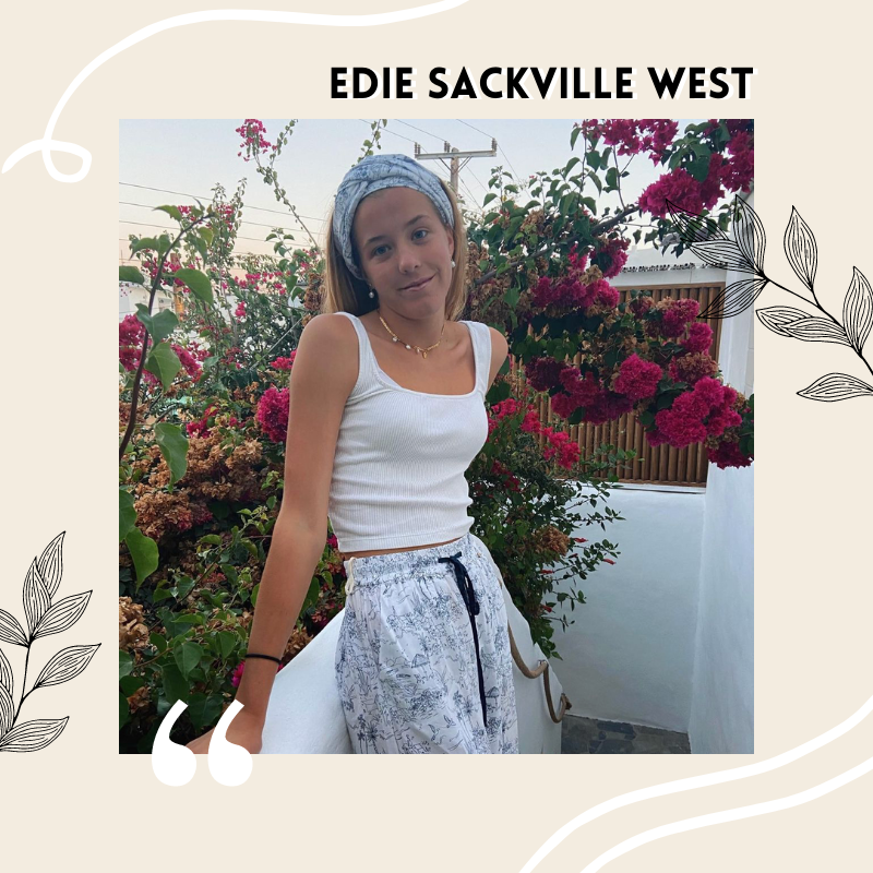 Self-Care Interview with Edie Sackville West