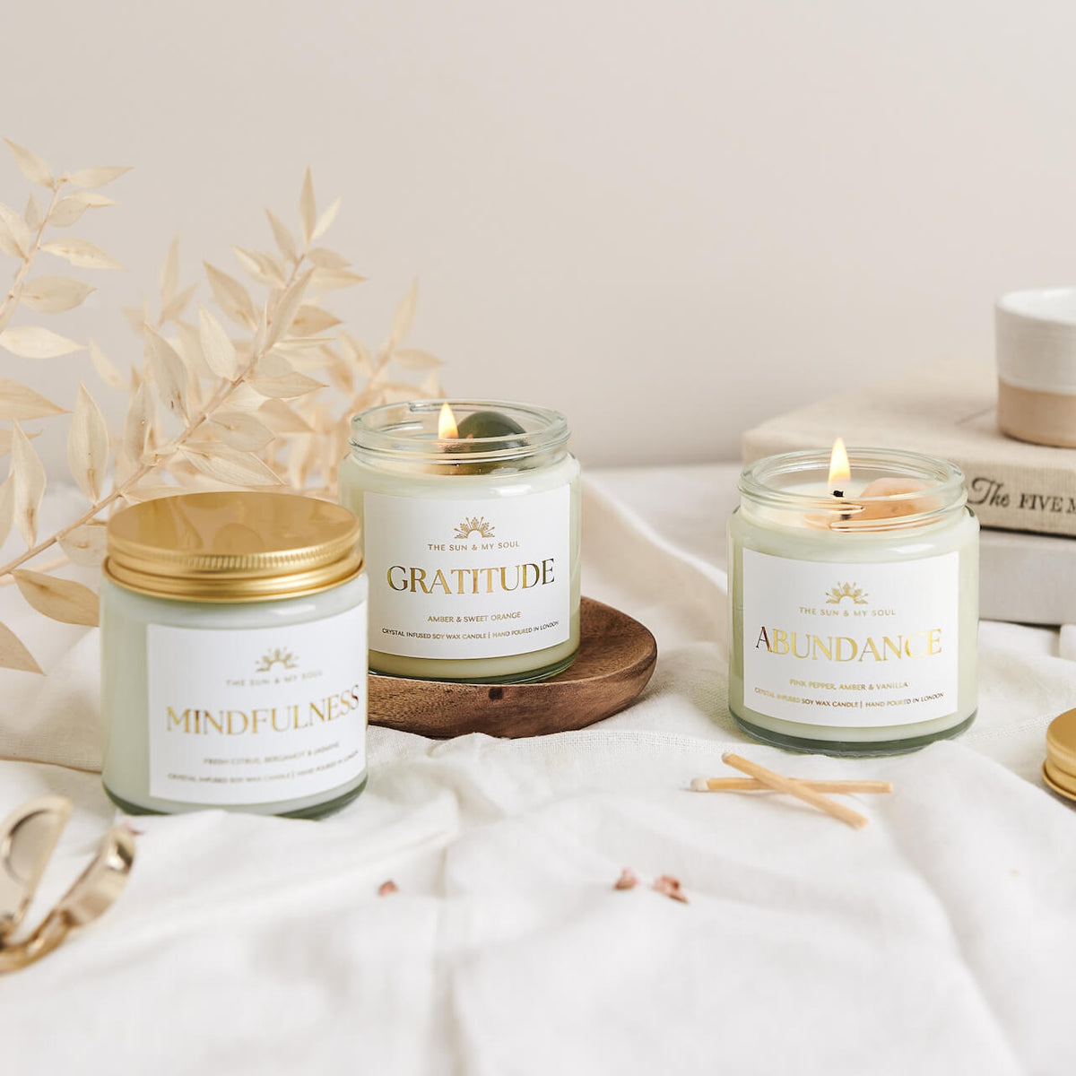 Elevate Your Space with Classic Scented and Positive Affirmation Cryst
