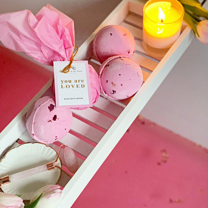 You Are Loved - Self-love Rose Bath Bomb