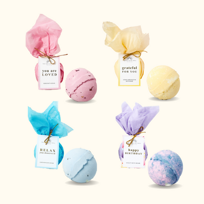 Positive Quote Bath Bombs Bundle - Set of 4 Bestsellers