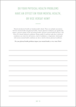 Load image into Gallery viewer, Health Journal - 30 Prompts to Reflect on and Improve Your Physical and Mental Health
