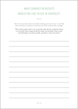 Load image into Gallery viewer, Health Journal - 30 Prompts to Reflect on and Improve Your Physical and Mental Health
