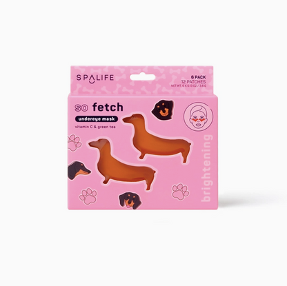 Sausage Dog Brightening Under Eye Mask – Vitamin C, Green Tea & Glycerin (8 Pairs)