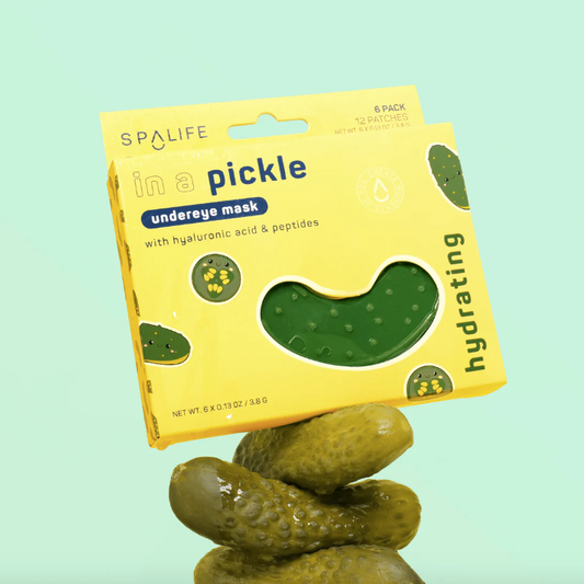 Pickle Gherkins Hydrating Under Eye Mask – Hyaluronic Acid, Peptides & Glycerin (8 Pairs)