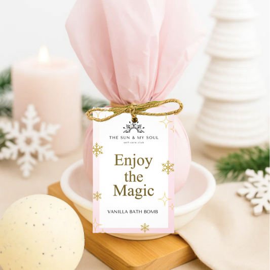 Enjoy the Magic Christmas Bath Bomb - Vanilla Scent