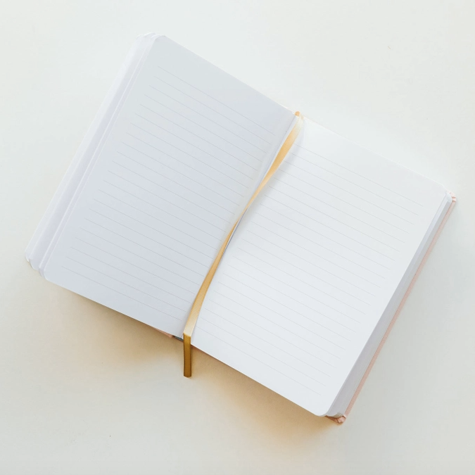 lined notebook