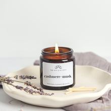 Load image into Gallery viewer, Cashmere + Musk Scented Soy Candle
