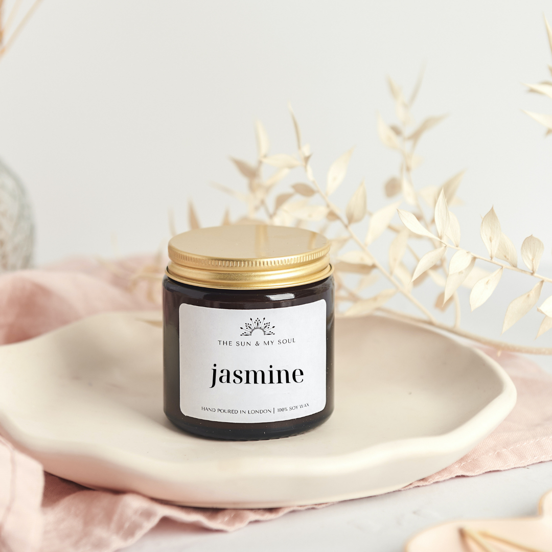 Jasmine Scented Soy Candle