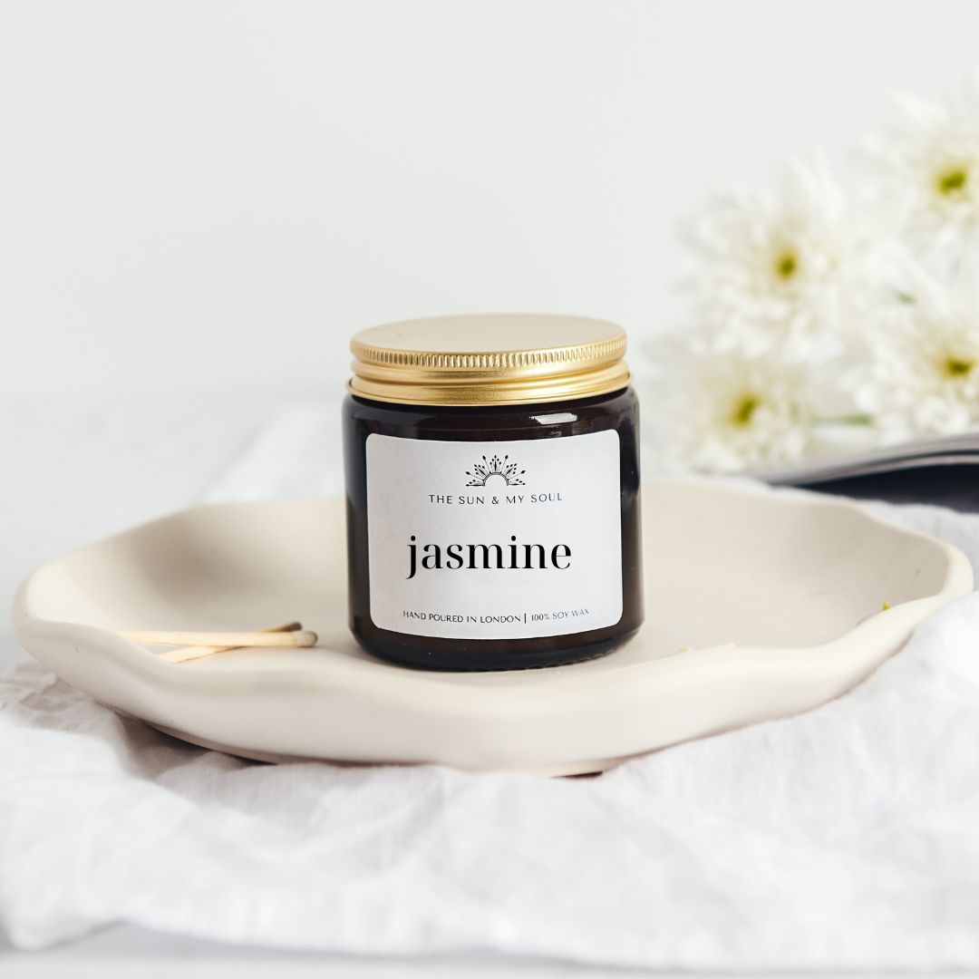 Jasmine Scented Soy Candle