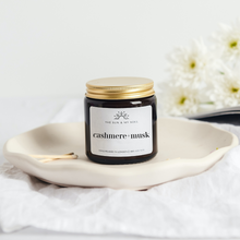 Load image into Gallery viewer, Cashmere + Musk Scented Soy Candle
