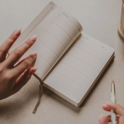 line notebook, one line a day journal