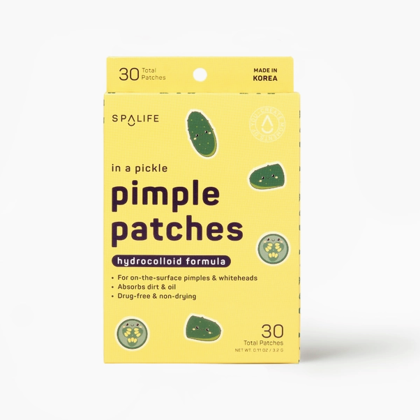Spalife pimple patches packaging on a white background