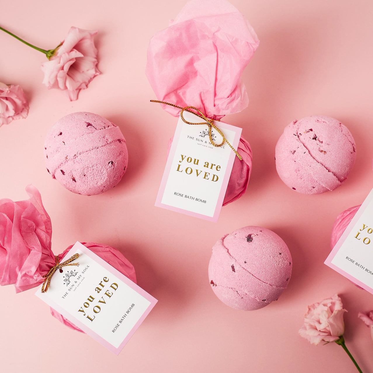 You Are Loved - Self-love Rose Bath Bomb