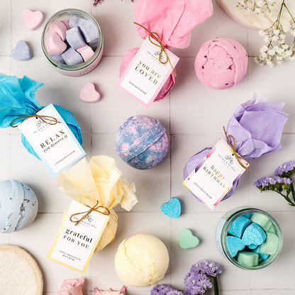 Relax You Deserve It - Relaxing Lavender Bath Bomb