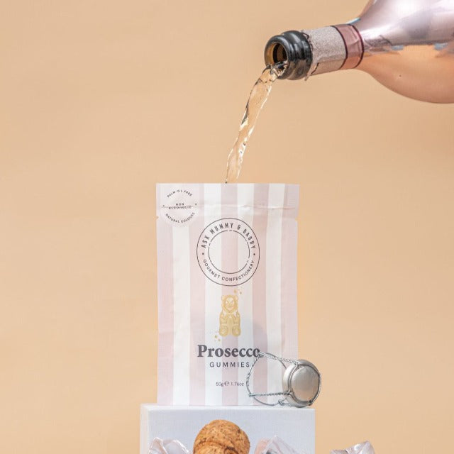 Prosecco Bear Gummies (alcohol free)