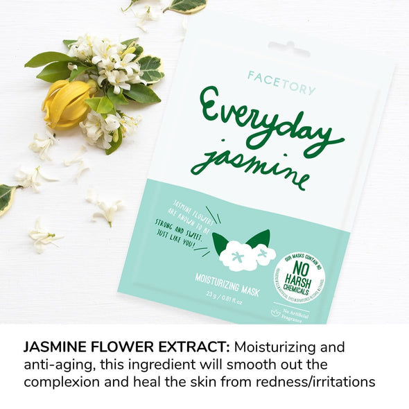 jasmine sheet face mask moisturising