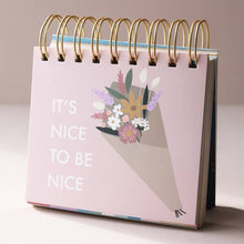 Load image into Gallery viewer, Floral Positivity Flip Chart - Positive Affirmations
