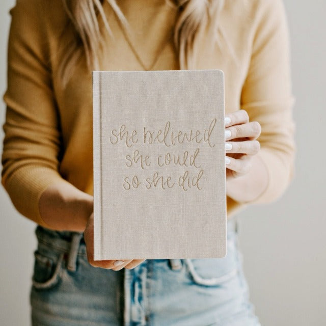 She Believed She Could So She Did Lined Notebook