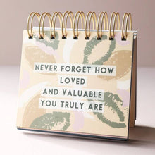 Load image into Gallery viewer, Floral Positivity Flip Chart - Positive Affirmations
