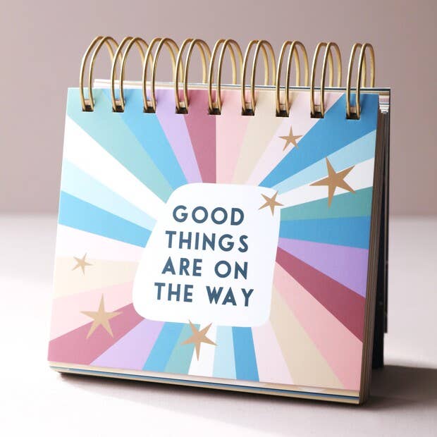 Floral Positivity Flip Chart - Positive Affirmations