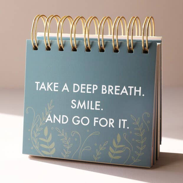 Floral Positivity Flip Chart - Positive Affirmations