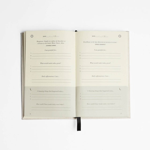 five minute journal morning and evening gratitude practice