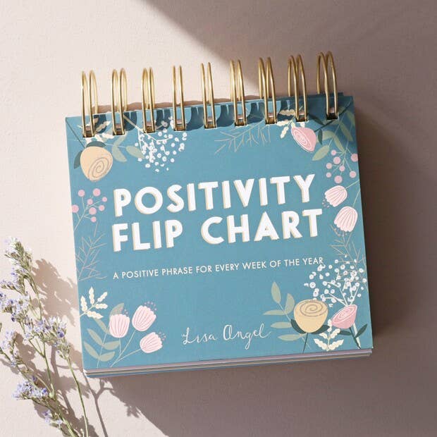 Floral Positivity Flip Chart - Positive Affirmations