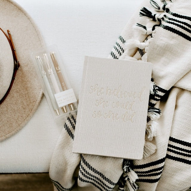 She Believed She Could So She Did Lined Notebook