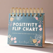 Load image into Gallery viewer, Floral Positivity Flip Chart - Positive Affirmations
