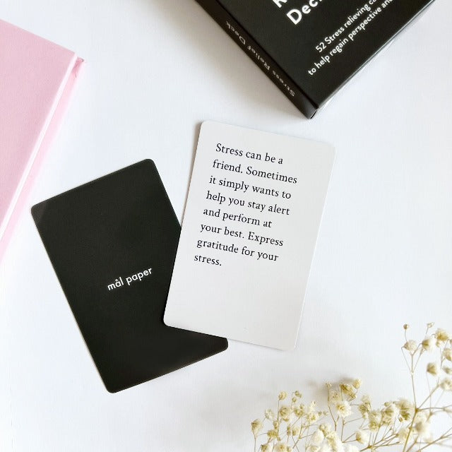 stress relief anxiety relief cards