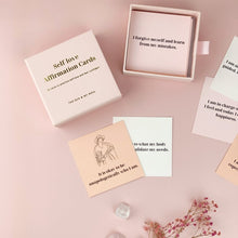 Load image into Gallery viewer, Self-love Affirmation Cards - 30 Cards to Practice Self-love and Feel Confident
