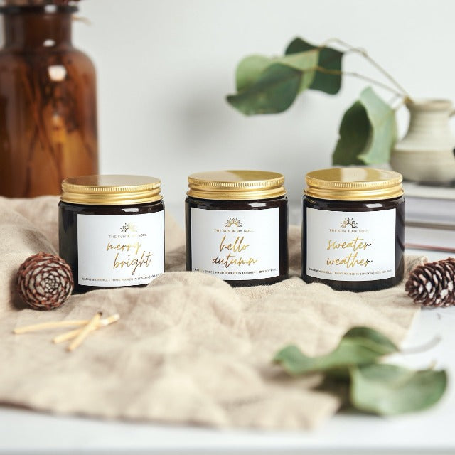 christmas scented candles