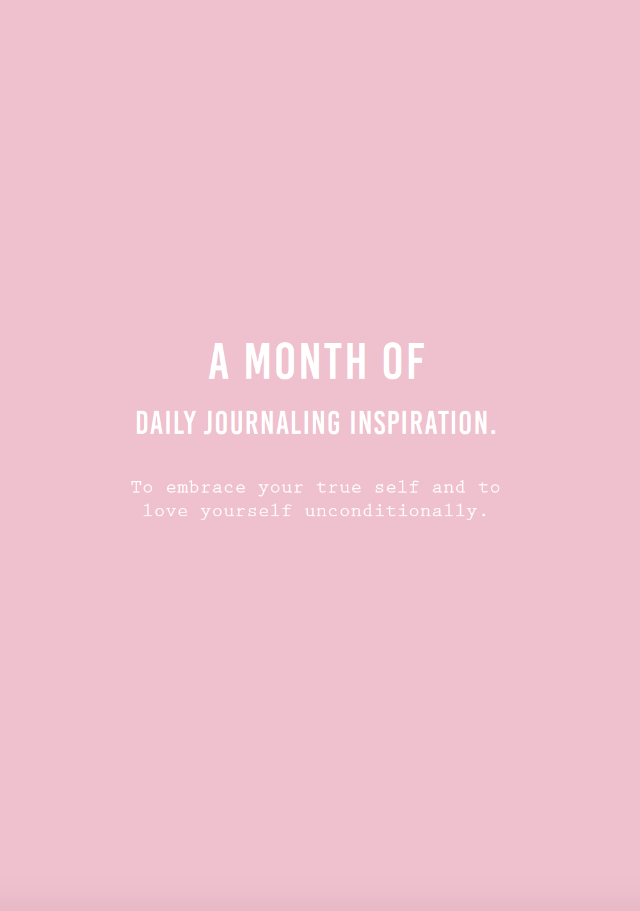 self love journal page