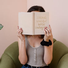 Load image into Gallery viewer, Strong Beautiful Brave Courageous Lined Notebook
