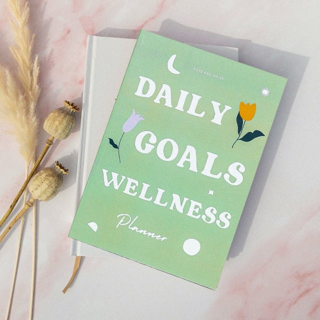 Green Daily Goals and Wellness Planners