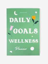 Load image into Gallery viewer, Green Daily Goals and Wellness Planners
