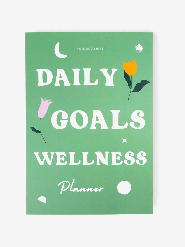 Green Daily Goals and Wellness Planners