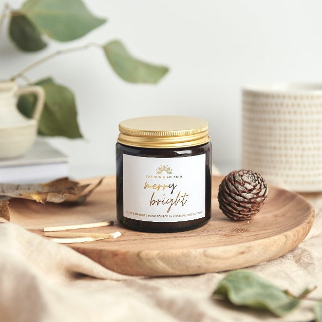 Merry and Bright - Clove Orange Soy Candle Christmas candle