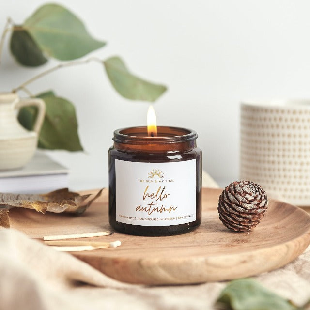 Hello Autumn - Pumpkin Spice Soy Candle