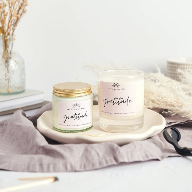 Gratitude - Amber Sweet Orange Soy Candle